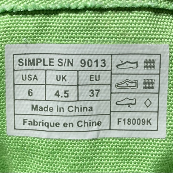 Simple Eco Sneaks Vegan Hemp Classic Canvas Casual Comfort Sneakers Shoes Sz 6 - Picture 8 of 8